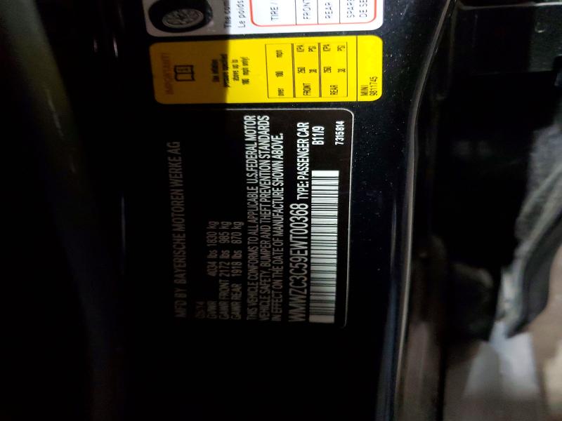 Aukcja sprzedaży 2014 Mini Cooper, vin: WMWZC3C59EWT00368, numer aukcji: 72599156