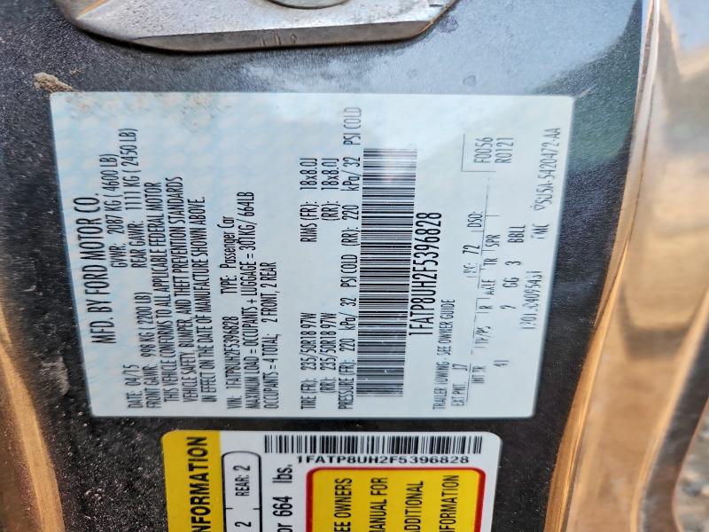 Aukcja sprzedaży 2015 Ford Mustang, vin: 1FATP8UH2F5396828, numer aukcji: 61236066