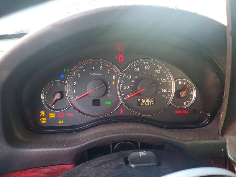 2009 Subaru Legacy მანქანა იყიდება აუქციონზე, vin: 4S3BL626297215193, აუქციონის ნომერი: 72201256