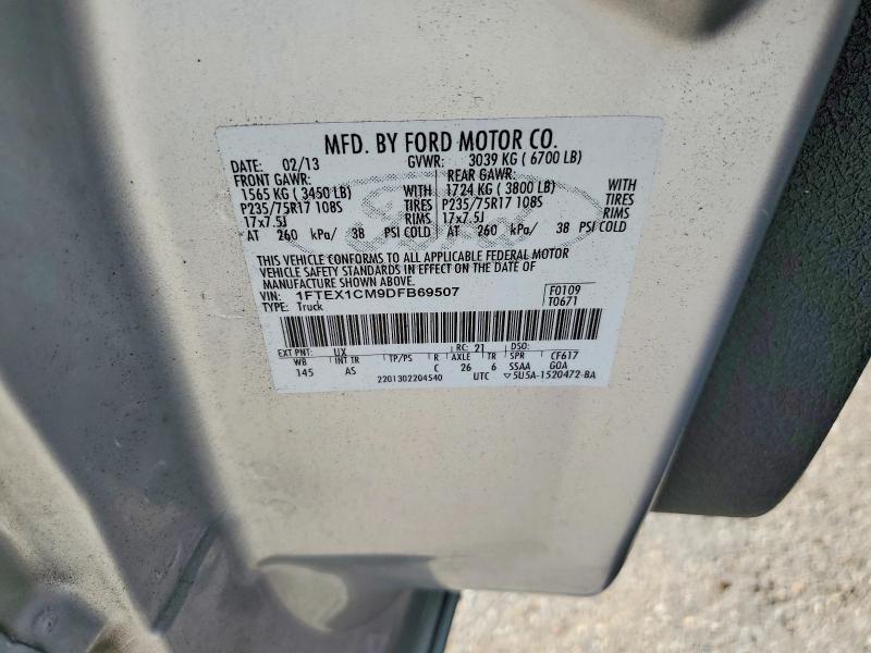 Продажа на аукционе авто 2013 Ford F150, vin: 1FTEX1CM9DFB69507, номер лота: 71181616