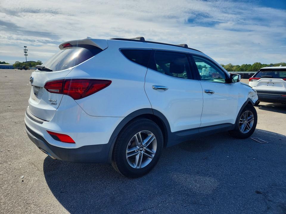70851736 :رقم المزاد ، 5XYZUDLB1JG553557 vin ، 2018 Hyundai Santa Fe Sport مزاد بيع
