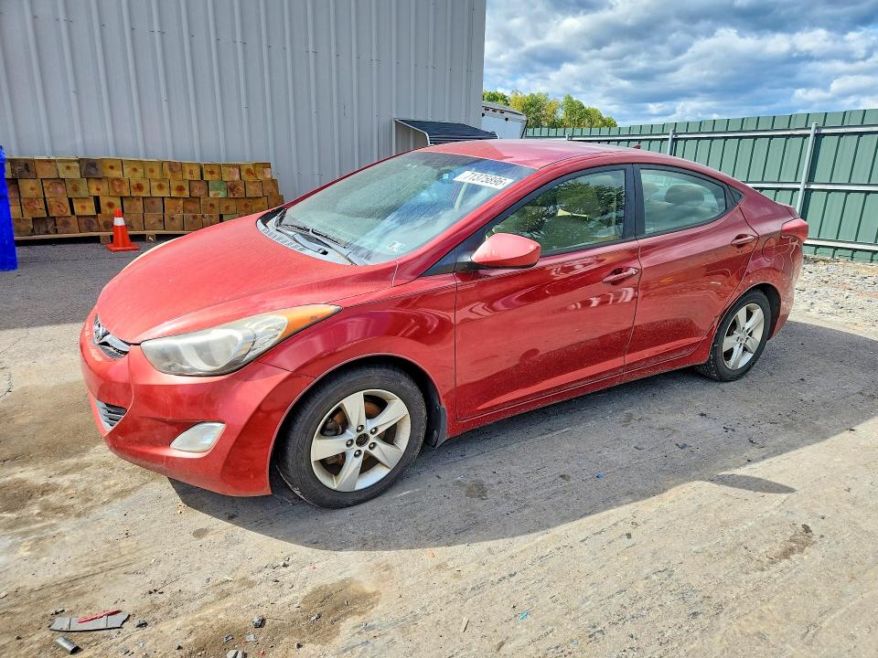 2013 Hyundai Elantra მანქანა იყიდება აუქციონზე, vin: KMHDH4AE7DU790418, აუქციონის ნომერი: 71375896