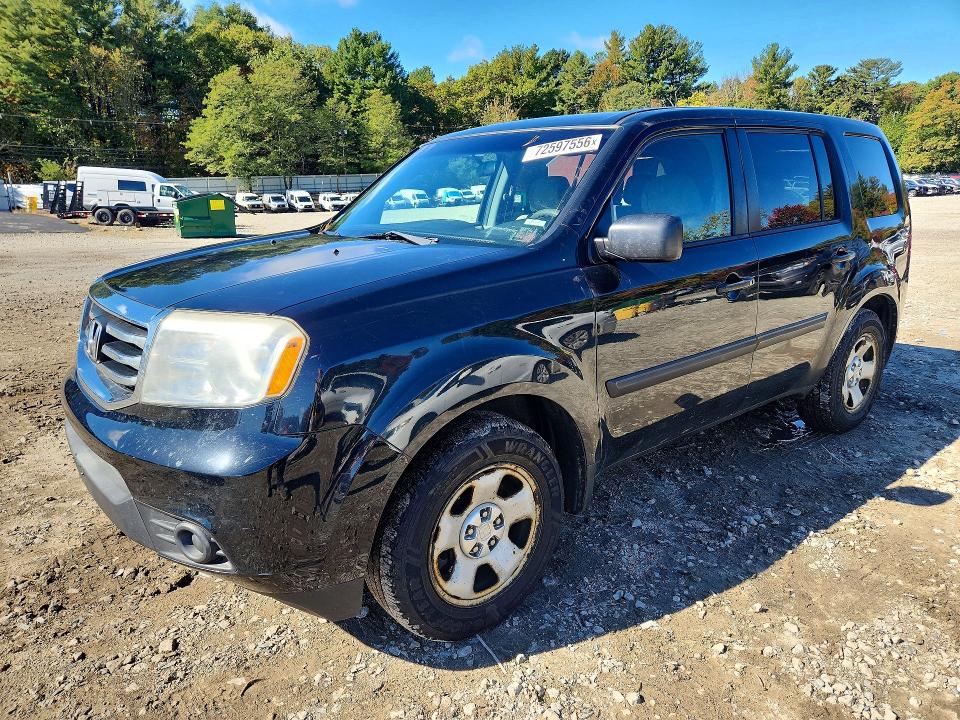 2012 Honda Pilot მანქანა იყიდება აუქციონზე, vin: 5FNYF4H2XCB073588, აუქციონის ნომერი: 72597556