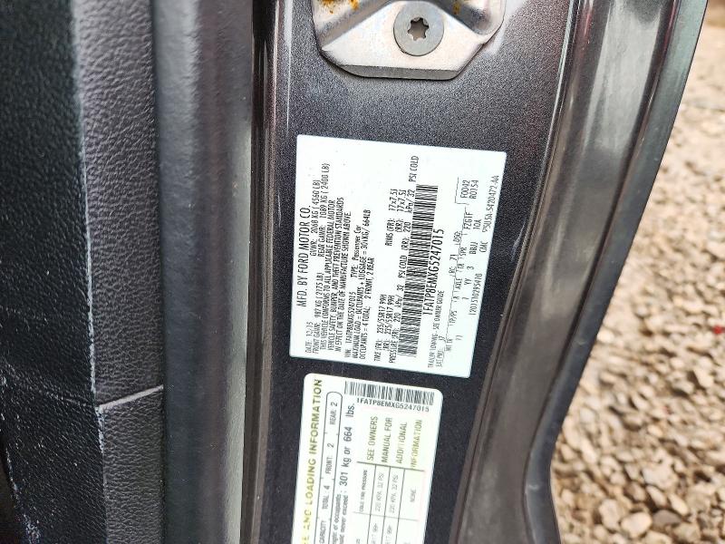 Продаж на аукціоні авто 2016 Ford Mustang, vin: 1FATP8EMXG5247015, номер лоту: 72439516