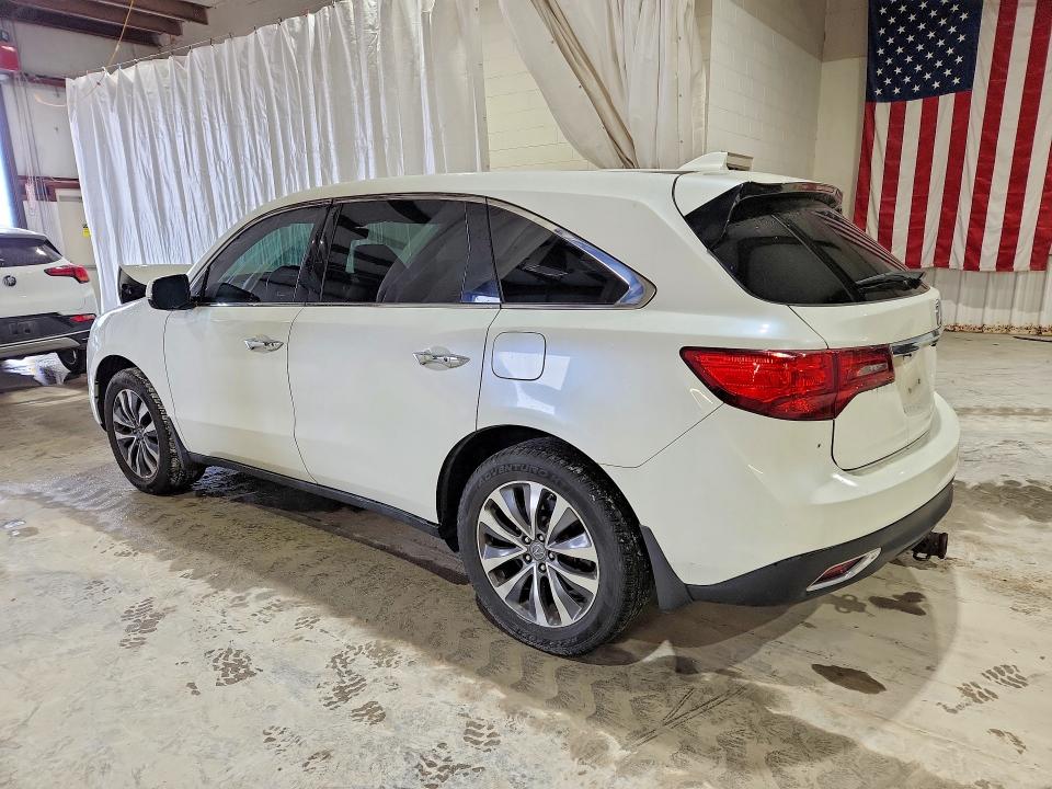 71104556 :رقم المزاد ، 5FRYD4H40GB001715 vin ، 2016 Acura Mdx مزاد بيع