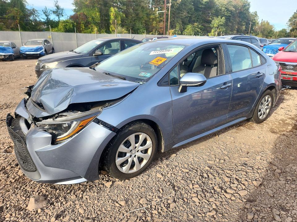 72299396 :رقم المزاد ، 5YFEPMAE9MP163017 vin ، 2021 Toyota Corolla مزاد بيع