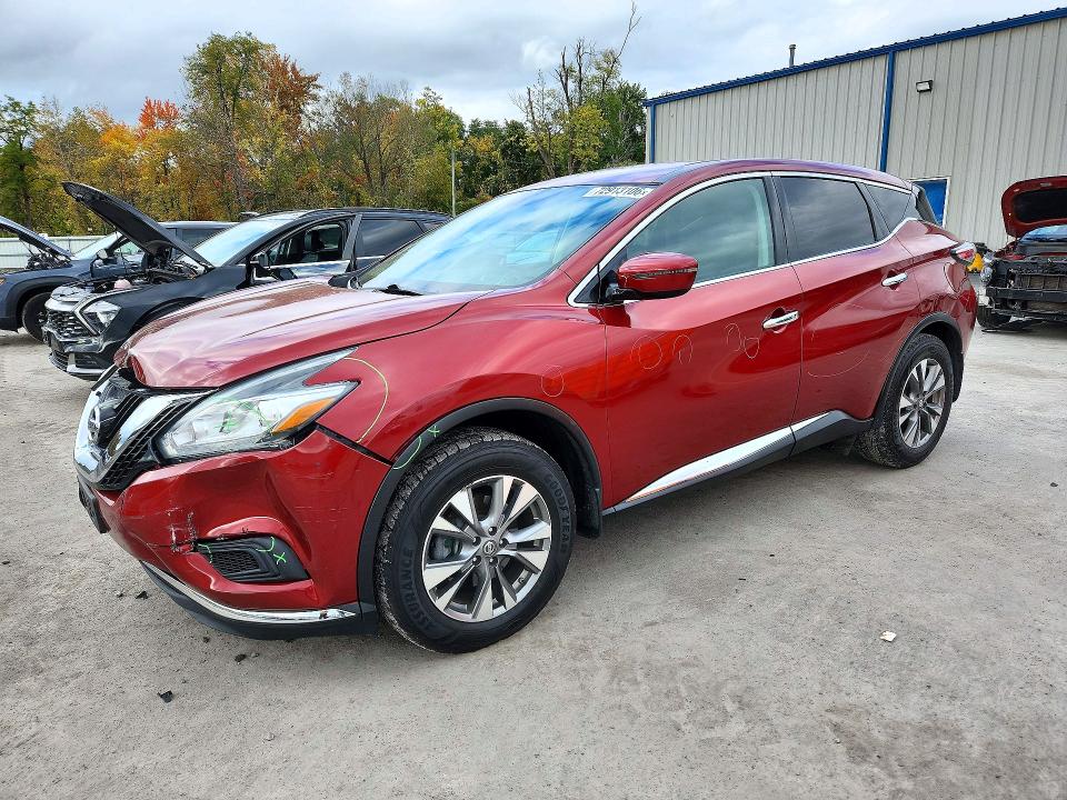 72913106 :رقم المزاد ، 5N1AZ2MH9FN290039 vin ، 2015 Nissan Murano مزاد بيع