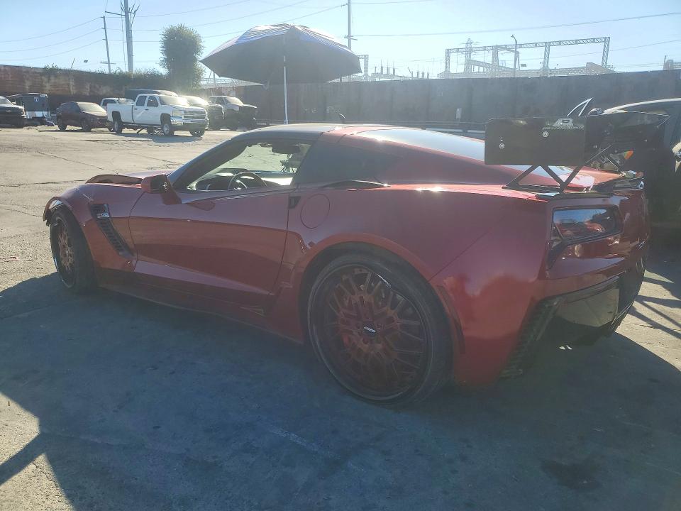 71509876 :رقم المزاد ، 1G1YU2D60F5605531 vin ، 2015 Chevrolet Corvette مزاد بيع