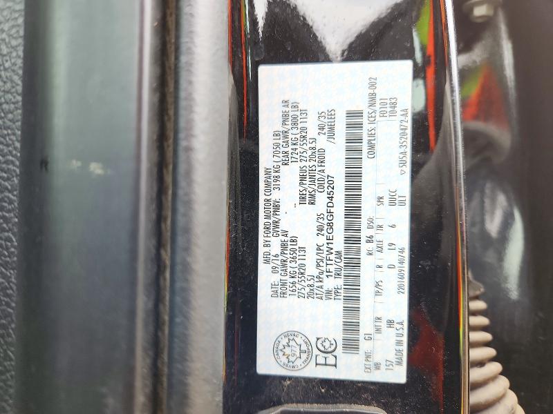 Aukcja sprzedaży 2016 Ford F150, vin: 1FTFW1EG8GFD45207, numer aukcji: 71673896