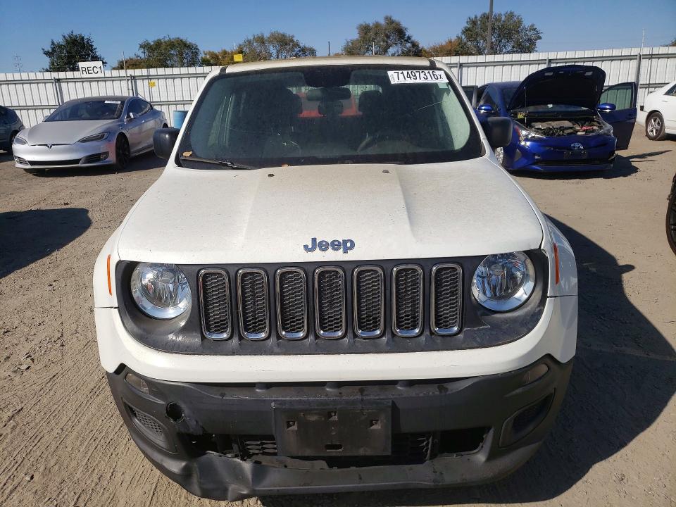 71497316 :رقم المزاد ، ZACCJAAB9HPG07343 vin ، 2017 Jeep Renegade مزاد بيع