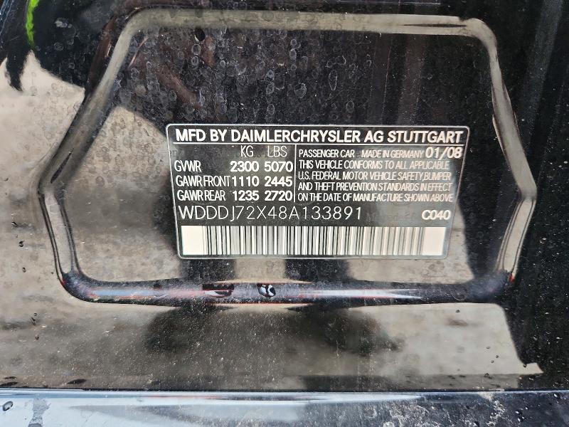 Продажа на аукционе авто 2008 Mercedes-benz Cls, vin: WDDDJ72X48A133891, номер лота: 70654386