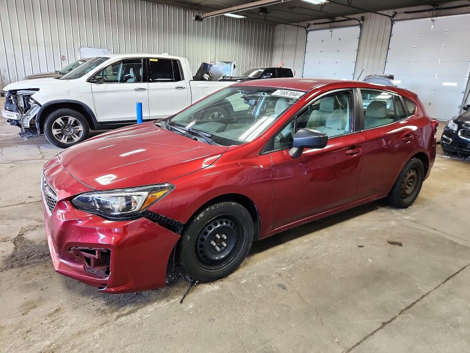 71857046 :رقم المزاد ، 4S3GTAB68K3741897 vin ، 2019 Subaru Impreza مزاد بيع