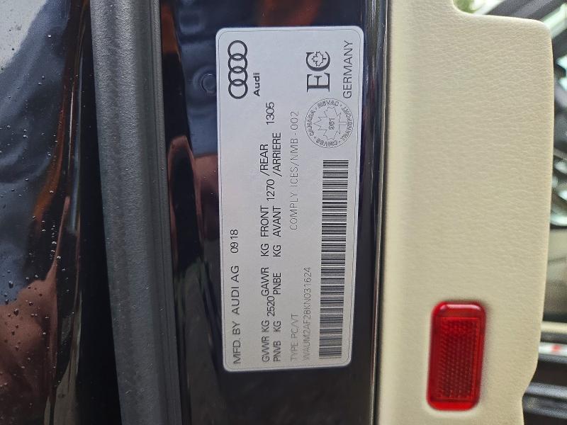 Aukcja sprzedaży 2019 Audi A6, vin: WAUM2AF28KN031624, numer aukcji: 71071956