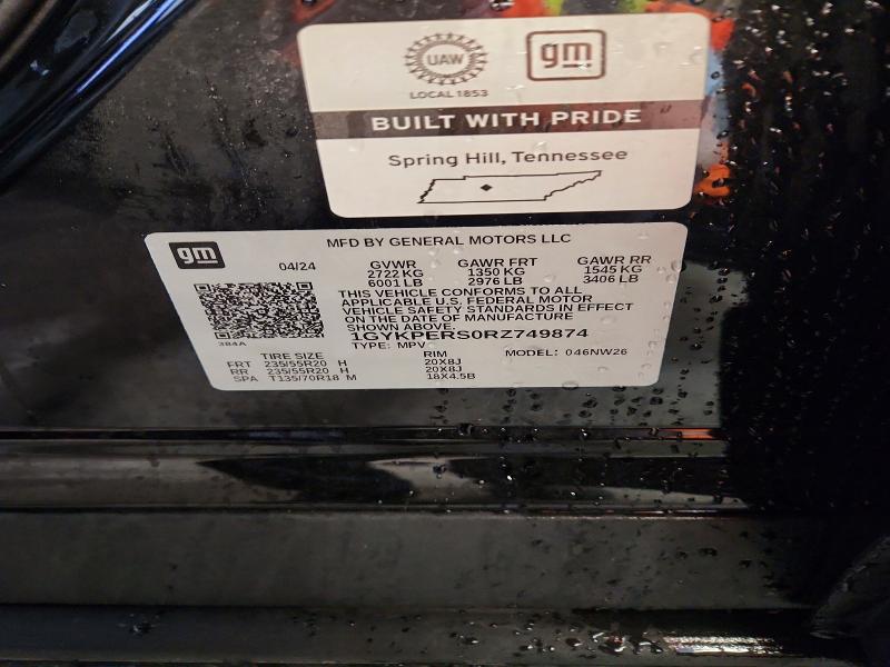 Продажа на аукционе авто 2024 Cadillac Xt6, vin: 1GYKPERS0RZ749874, номер лота: 73038556