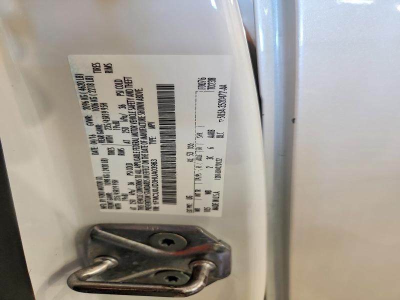 2017 Ford Escape მანქანა იყიდება აუქციონზე, vin: 1FMCU0JD3HUA03963, აუქციონის ნომერი: 71854426