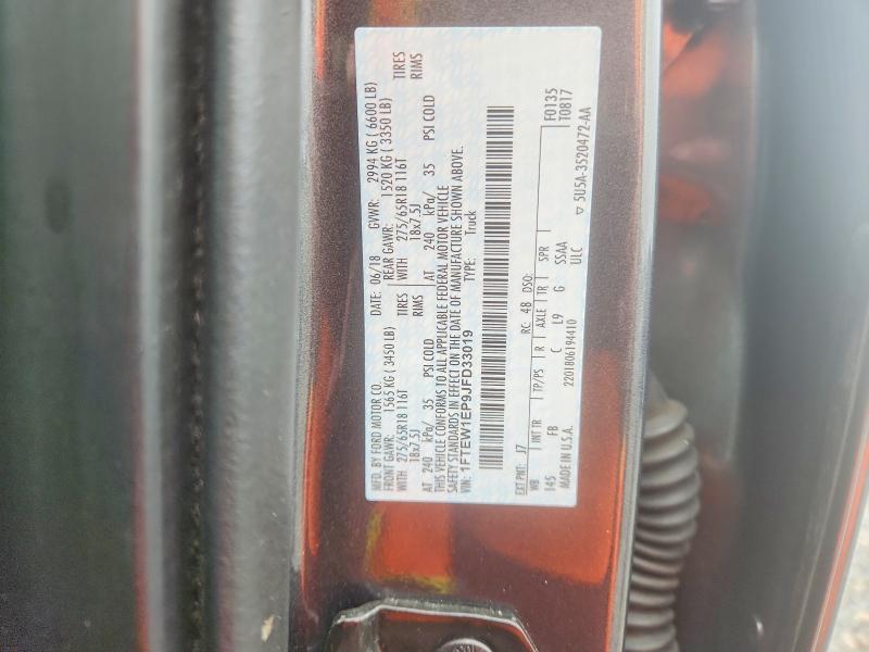 Продаж на аукціоні авто 2018 Ford F150, vin: 1FTEW1EP9JFD33019, номер лоту: 71998066