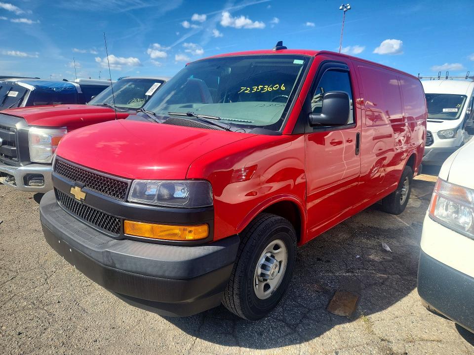 Aukcja sprzedaży 2020 Chevrolet Express G2500, vin: 1GCWGAFP6L1188070, numer aukcji: 72353606