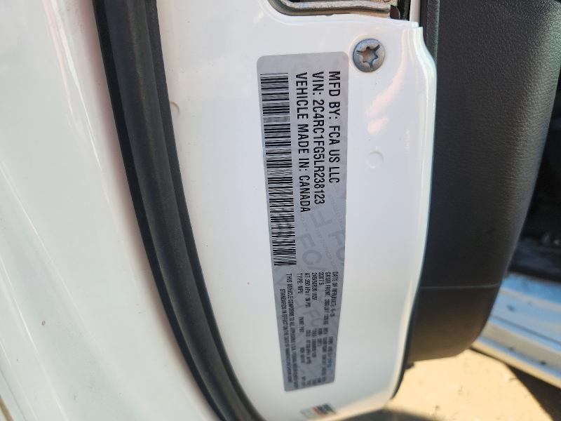 72950016 :رقم المزاد ، 2C4RC1FG5LR238123 vin ، 2020 Chrysler Pacifica مزاد بيع