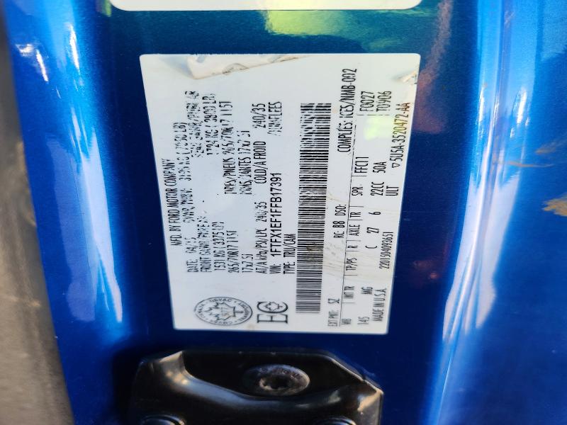 Auction sale of the 2015 Ford F150, vin: 1FTFX1EF1FFB17391, lot number: 72317846