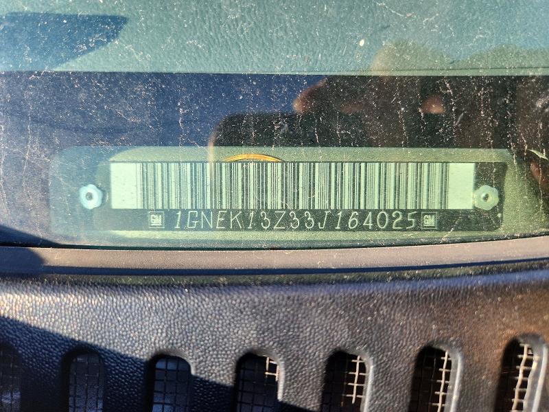 Aukcja sprzedaży 2003 Chevrolet Tahoe, vin: 1GNEK13Z33J164025, numer aukcji: 71600626