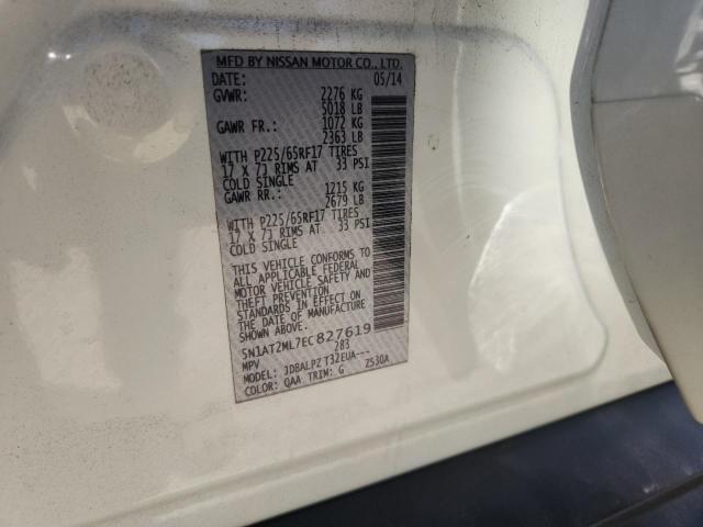 Продажа на аукционе авто 2014 Nissan Rogue, vin: 5N1AT2ML7EC827619, номер лота: 71972516