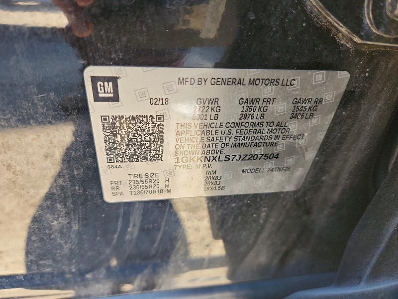 Продаж на аукціоні авто 2018 Gmc Acadia, vin: 1GKKNXLS7JZ207504, номер лоту: 71285636