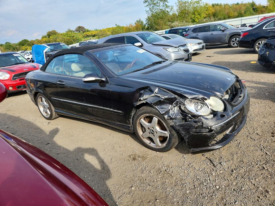71373136 :رقم المزاد ، WDBTK75G54T032516 vin ، 2004 Mercedes-benz Clk مزاد بيع