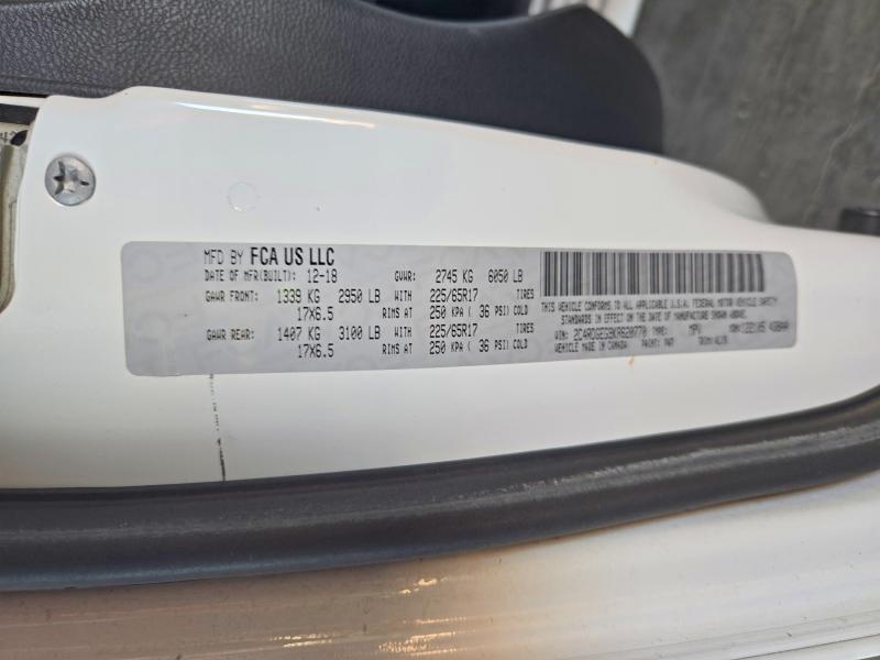 71487036 :رقم المزاد ، 2C4RDGEG9KR620770 vin ، 2019 Dodge Grand Caravan مزاد بيع