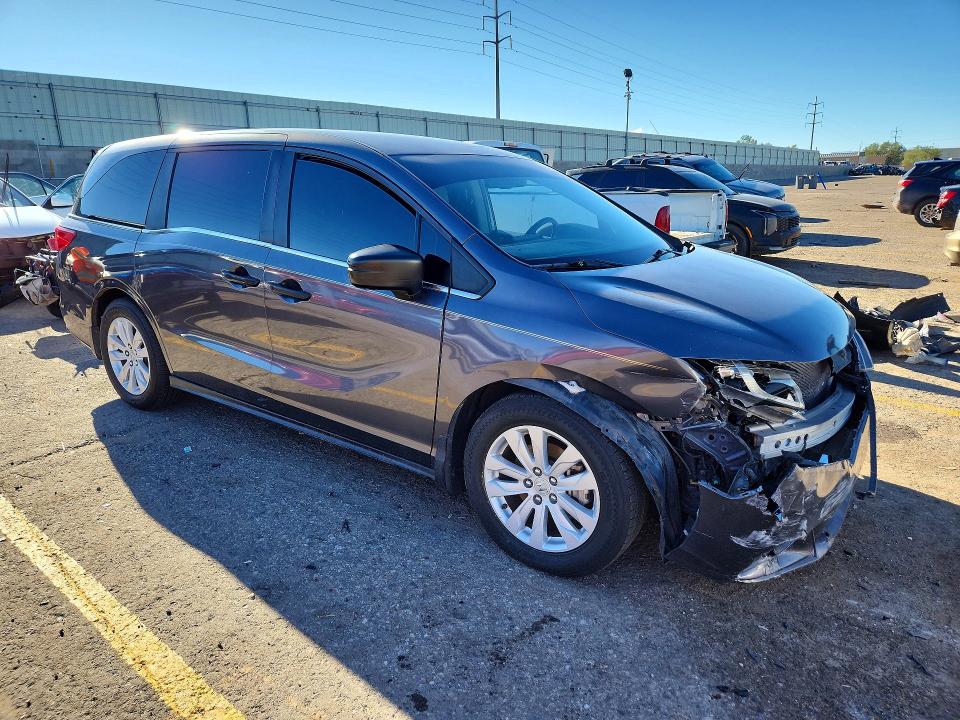 2018 Honda Odyssey მანქანა იყიდება აუქციონზე, vin: 5FNRL6H29JB036098, აუქციონის ნომერი: 71438856