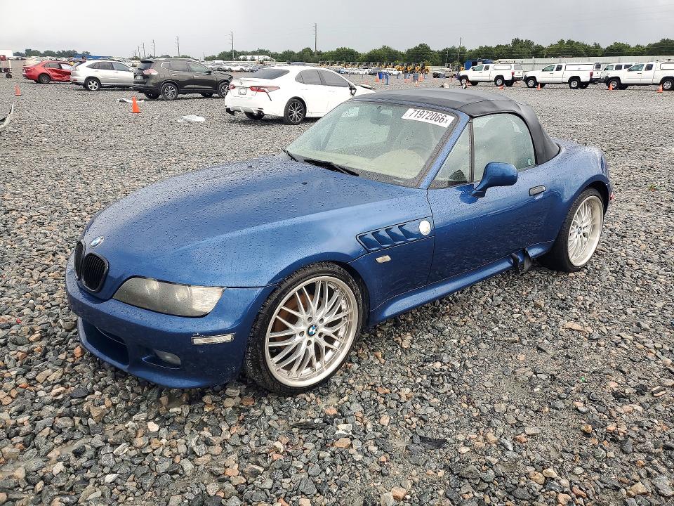 71972066 :رقم المزاد ، 4USCH334XYLF70830 vin ، 2000 Bmw Z3 مزاد بيع