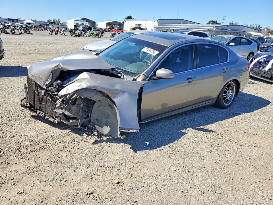 71494356 :رقم المزاد ، JNKBV61E37M722975 vin ، 2007 Infiniti G35 مزاد بيع