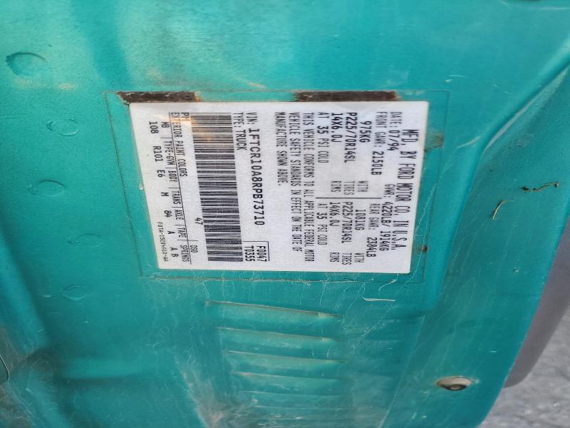 72132996 :رقم المزاد ، 1FTCR10A8RPB73710 vin ، 1994 Ford Ranger مزاد بيع