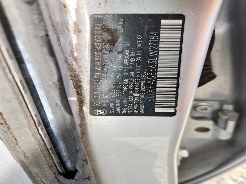 2003 Bmw X5 მანქანა იყიდება აუქციონზე, vin: 5UXFA53563LW27184, აუქციონის ნომერი: 69069246