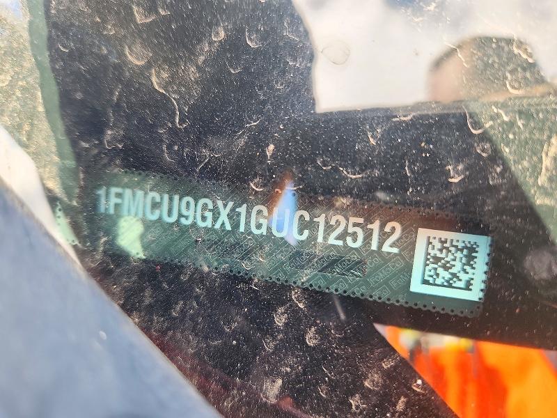 Продажа на аукционе авто 2016 Ford Escape, vin: 1FMCU9GX1GUC12512, номер лота: 72578386