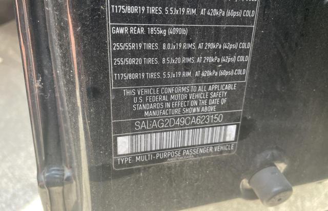 Aukcja sprzedaży 2012 Land Rover Lr4 Hse, vin: SALAG2D49CA623150, numer aukcji: 77492163
