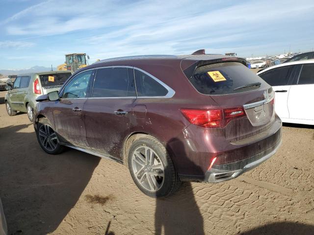 76475523 :رقم المزاد ، 5FRYD4H84HB022961 vin ، 2017 Acura Mdx Advance مزاد بيع