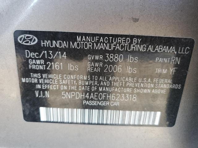 Aukcja sprzedaży 2015 Hyundai Elantra Se, vin: 5NPDH4AE0FH623318, numer aukcji: 75340703
