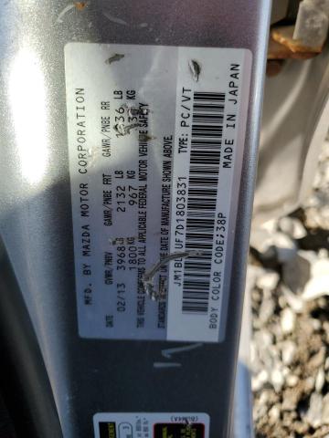 77246443 :رقم المزاد ، JM1BL1UF7D1803831 vin ، 2013 Mazda 3 مزاد بيع