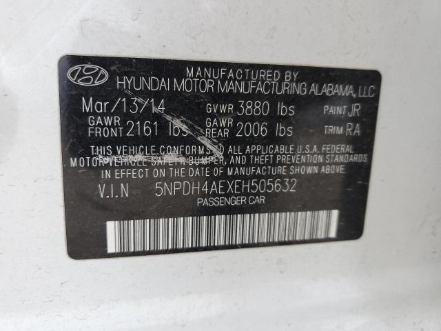 Продажа на аукционе авто 2014 Hyundai Elantra Se, vin: 5NPDH4AEXEH505632, номер лота: 76879073