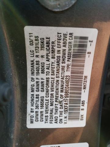 2011 Honda Civic Lx მანქანა იყიდება აუქციონზე, vin: 19XFA1F59BE044623, აუქციონის ნომერი: 77100583