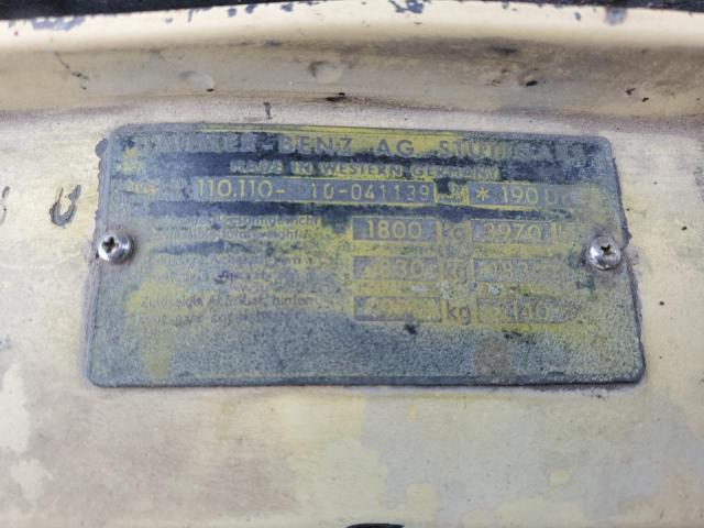 Продажа на аукционе авто 1963 Mercedes-benz 190d, vin: 190DC041139D, номер лота: 75134043