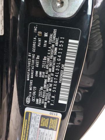 75785123 :رقم المزاد ، 5XXGT4L35LG411531 vin ، 2020 Kia Optima Lx مزاد بيع