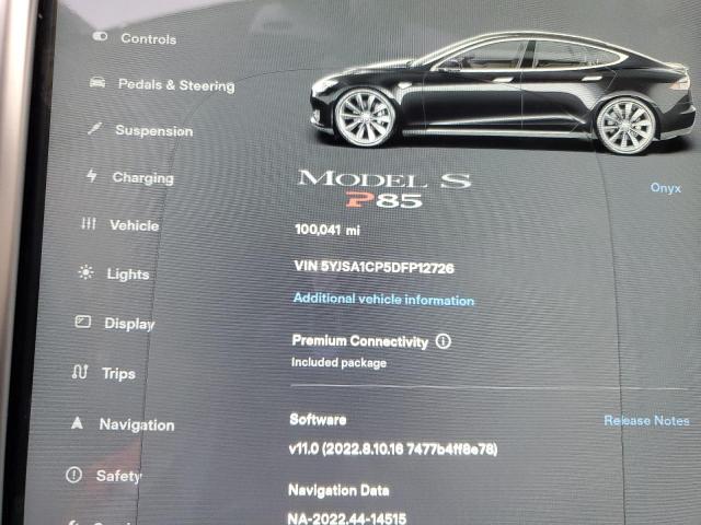 74258183 :رقم المزاد ، 5YJSA1CP5DFP12726 vin ، 2013 Tesla Model S مزاد بيع