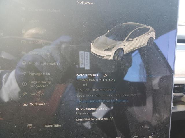 2021 Tesla Model 3 მანქანა იყიდება აუქციონზე, vin: 5YJ3E1EA1MF996096, აუქციონის ნომერი: 76539893