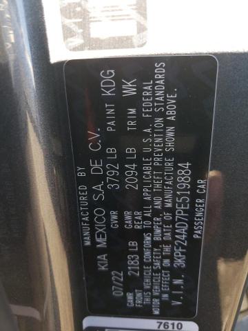 Aukcja sprzedaży 2023 Kia Forte Lx, vin: 3KPF24AD7PE519884, numer aukcji: 77491063