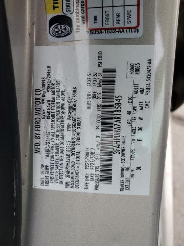 Продажа на аукционе авто 2010 Ford Fusion Se, vin: 3FAHP0HA7AR185845, номер лота: 77670543