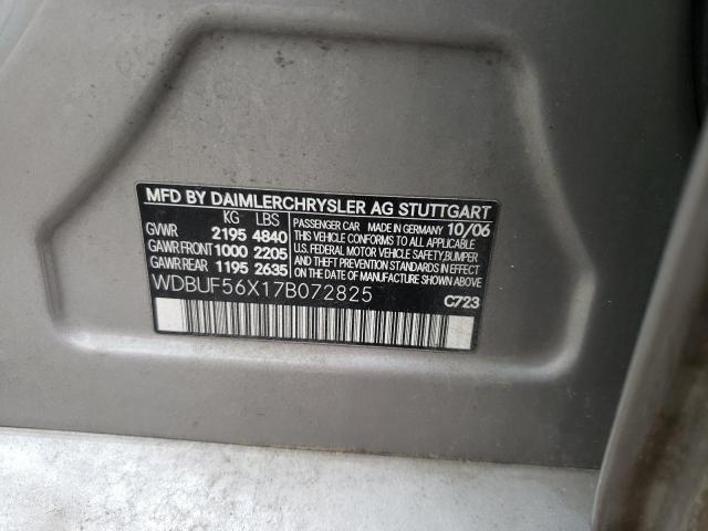 Aukcja sprzedaży 2007 Mercedes-benz E 350, vin: WDBUF56X17B072825, numer aukcji: 77408943