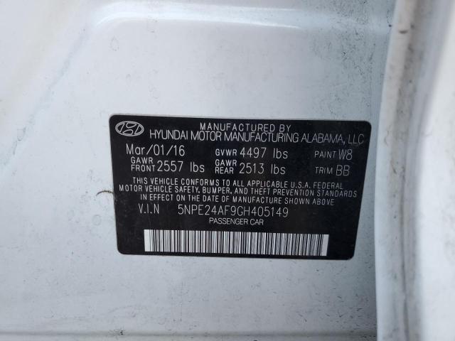 Aukcja sprzedaży 2016 Hyundai Sonata Se, vin: 5NPE24AF9GH405149, numer aukcji: 77571783