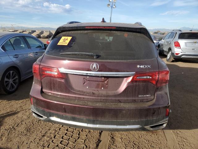 76475523 :رقم المزاد ، 5FRYD4H84HB022961 vin ، 2017 Acura Mdx Advance مزاد بيع