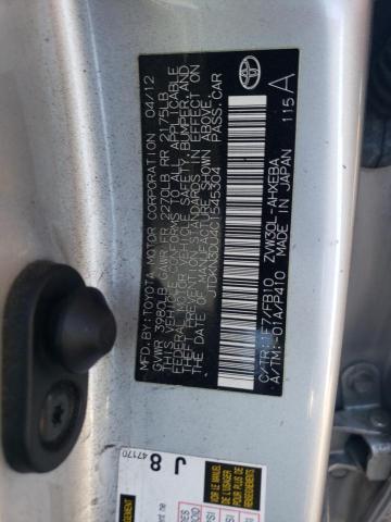 Aukcja sprzedaży 2012 Toyota Prius, vin: JTDKN3DU4C1545304, numer aukcji: 75623083